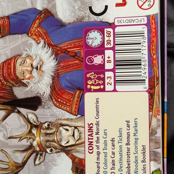 Ticket to Ride Nordic Countries Board Game - Picture 4 of 7